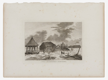 Print, Webber, John (after), A View at Bolcheretzkoi, in Kamtschatka, 1785