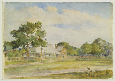 Painting, Webster-Lawson, John, Post Office, Darriman, 1924