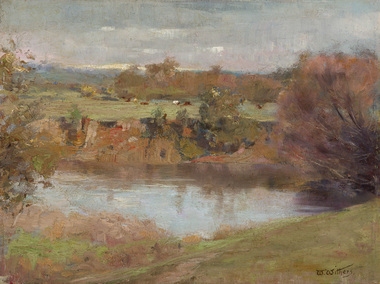 Painting, Withers, Walter, The Yarra near Templestowe, 1898