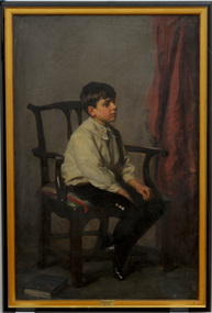 Painting, John LONGSTAFF, Portrait of my son Frank, n.d