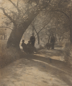Photograph, Norman DECK, In the Treasury Gardens, Melbourne, 1904