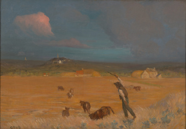 Painting, Rupert BUNNY, Evening in Brittany, n.d