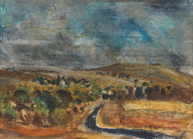 Painting, Len ANNOIS, Road to Sunbury, n.d