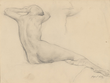 Drawing, George COATES, Nude, n.d
