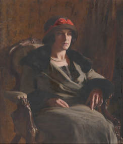 Painting, A. M. E. BALE, Portrait of a lady, n.d