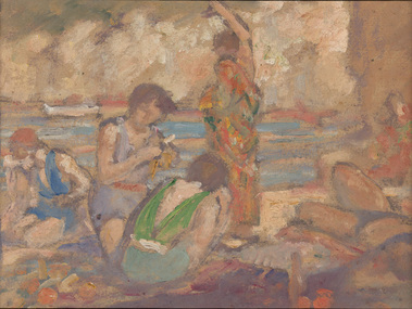 Painting, Rupert BUNNY, The bathers, n.d