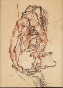 Drawing, Charles BUSH, The shearer, 1967