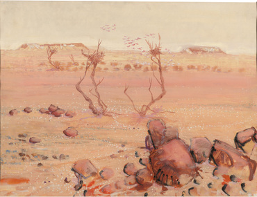 Painting, Clifton PUGH, Scene, Sturt National Park, 1968