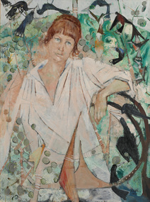 Painting, Clifton PUGH, Portait of Judith, 1976