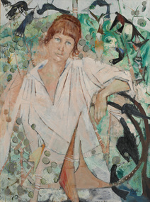 Painting, Clifton PUGH, Portrait of Judith, 1976