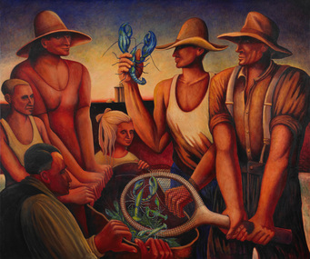 Painting, Bob MARCHANT, What a whopper!, 1996