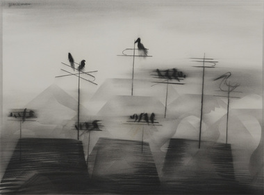 Drawing, Charles BLACKMAN, Ghosts of the air, n.d