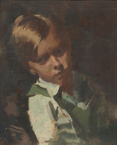 Painting, Max MELDRUM, Portrait of Christopher Perret, n.d