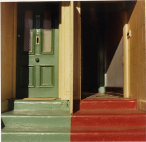 Photograph, Venise ALSTERGREN, Green door, red door, 1978