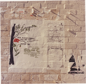 Photograph, Venise ALSTERGREN, Beige wall - red rose, 1978