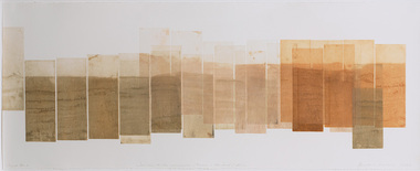 Print, Heather BURNESS, Journey to the Wimmera / layers in the sand / skin, 2007