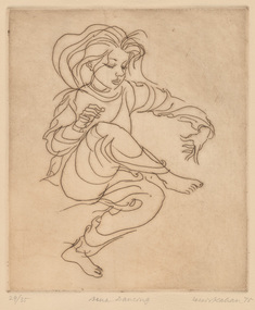 Print, Louis KAHAN, Dena dancing, 1975