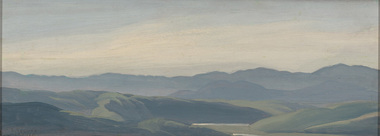 Painting, Elioth GRUNER, The mountains