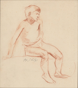 Drawing, George COATES, Untitled (nude figure study), n.d