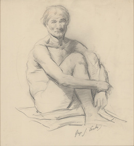 Drawing, George COATES, Untitled (nude figure study), n.d
