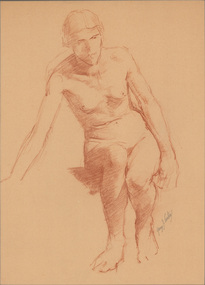 Drawing, George COATES, Untitled (nude figure study), n.d