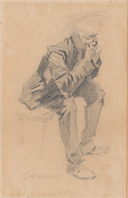 Drawing, George LAMBERT, The old man, n.d