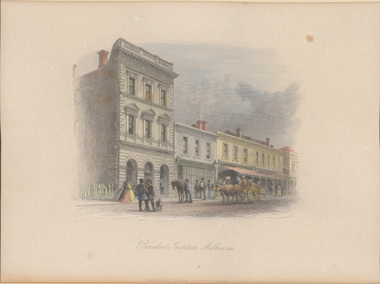 Print, Nicholas CHEVALIER, Provident Institute, Melbourne, 1862