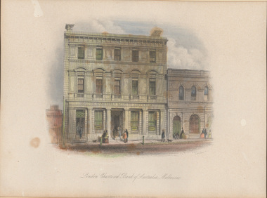 Print, Nicholas CHEVALIER, London Chartered Bank, Australia, 1862