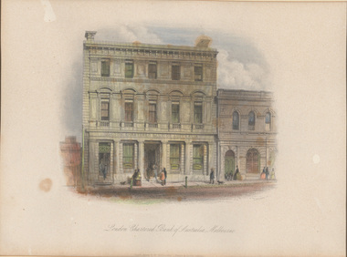 Print, Nicholas CHEVALIER, London Chartered Bank, Australia, 1862