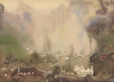 Painting, Blamire YOUNG, The village, n.d