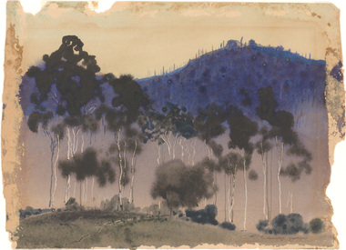 Painting, Blamire YOUNG, Blue and grey, n.d