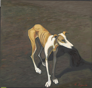 Painting, Alex LYALL, Scrap heap bitch, 1998