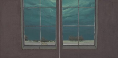 Painting, Alex LYALL, Inside out (black), 1998