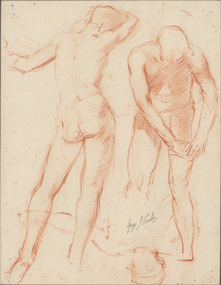 Drawing, George COATES, Untitled (nude figure study), n.d