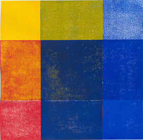 Print, Mark GALEA, Loose stasis blue red yellow 1, 2001