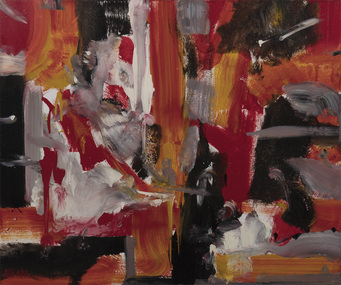 Painting, Norman HOFMAIER, In the depths of the temple, 1989