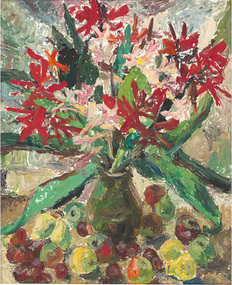 Painting, Ludmilla MEILERTS, Flowers and fruit, 1973