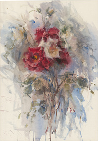 Painting, Nornie GUDE, Flower piece, n.d