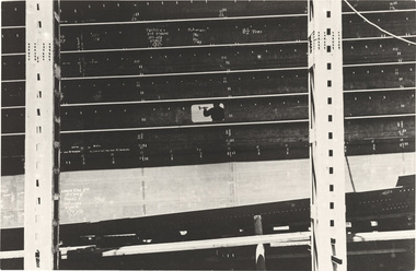 Photograph, Mark STRIZIC, BHP ship building at Whyalla, S.A, 1958 (printed 1996)