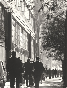 Photograph, Mark STRIZIC, Collins Street at McPherson Building - 1, 1963