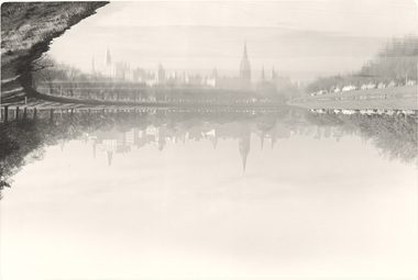 Photograph, Mark STRIZIC, From Swan Street Bridge - 1, 1958 (printed 1999)