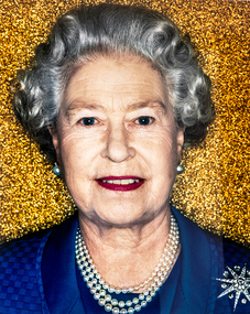 Photograph, Polly BORLAND, Her Majesty, The Queen, Elizabeth II (gold), 2001