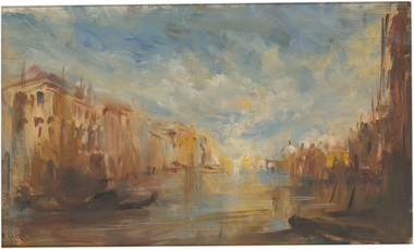 Painting, Nornie GUDE, Venice, c. 1958
