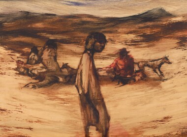 Painting, White camp, n.d
