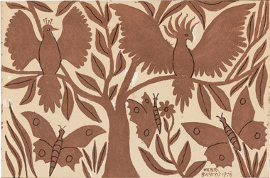 Print, Henri BASTIN, Flora and fauna, 1970