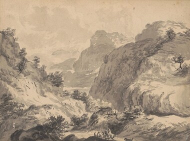 Drawing, John GLOVER, View in Scotland, n.d