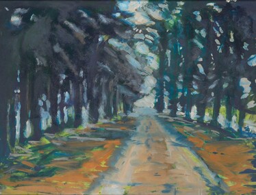 Painting, Tom WILSON, The avenue, 1975