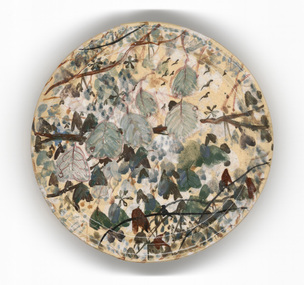 Ceramic - Plate with bush landscape design, Neil DOUGLAS, c. 1950