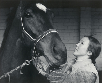 Photograph, John WERRETT, Sally Irving, strapper, 1987