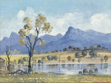 Painting, John H GLOVER, Untitled (Southern Grampians), 1972